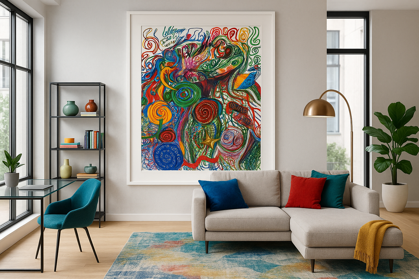 Curly Girl - Canvas