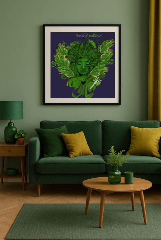 Moss & Monstera Canvas