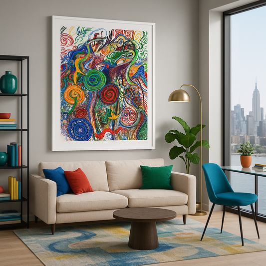 Curly Girl - Canvas